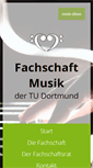 Mobile Screenshot of musikfachschaft.de